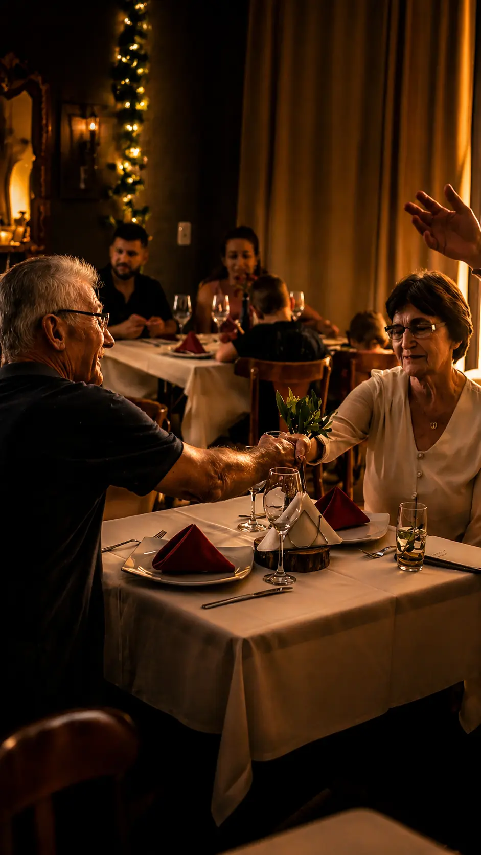 Ambiente para eventos no Restaurante Manjericão